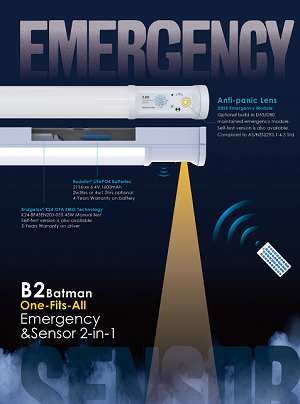 โซลูชันไฟฉุกเฉินที่เป็นนวัตกรรมใหม่ของ Fanxstar: แหล่งจ่ายไฟไดรเวอร์ LED ฉุกเฉินอัจฉริยะ Bridgelux K24 2-in-1