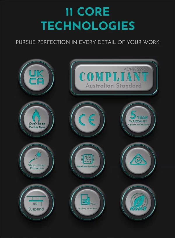 Surface Mounted 24m Quick Fit Exit Blade