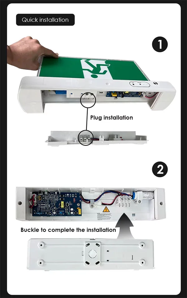 Surface Mounted 24m Quick Fit Exit Blade